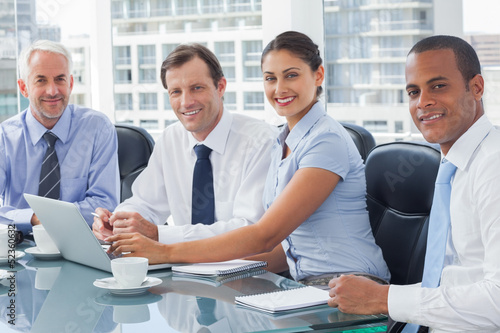 Photo: Business people brainstorming Business people brainstorming