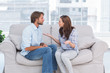 Photo: Young couple arguing Young couple arguing
