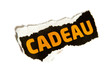 Foto: cadeau écriture sur un papier cadeau écriture sur un papier
