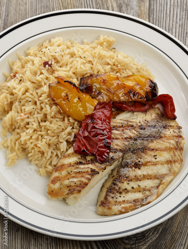 Photo: Grilled Tilapia Fillet Grilled Tilapia Fillet
