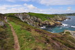 Hiking on the coastal path
