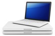 3d stack of Laptops