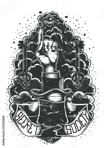 Vector: Secret society KEY Secret society KEY