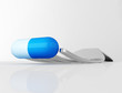 Illustrazione: Pill on a fork Pill on a fork