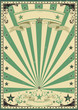 Vektor: Circus green vintage Circus green vintage