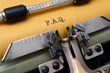 F.A.Q. on typewriter