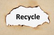 Recycle text on paper hole