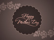 Beautiful card design for mother's day