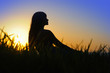 Profile of woman