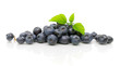 Foto: fresh blueberries on a white background fresh blueberries on a white background