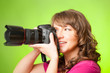 Photographer with camera