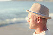 Handsome man on the beach