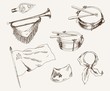 symbols of pioneers