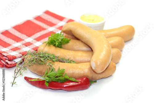 Photo: saucisses fumées saucisses fumées