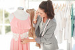 Young fashion designer on the phone
