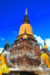 Wat Yai Chai Mongkhon in Ayuthaya province of Thailand