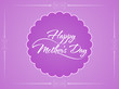 Beautiful background design for mother's day.
