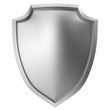 Illustration: Blank metal shield Blank metal shield