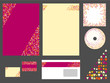 Vector: Corporate identity (business stationery) for company or event. Corporate identity (business stationery) for company or event.