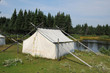 Quebec, tent in the Saint Felicien zoo