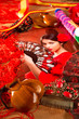 Flamenco woman with bullfighter and typical Spain Espana