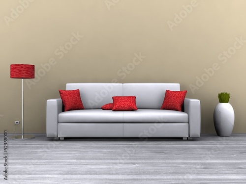 Illustration: Living room Living room