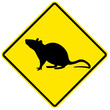 Illustration: Sinal de aviso - ratos Sinal de aviso - ratos
