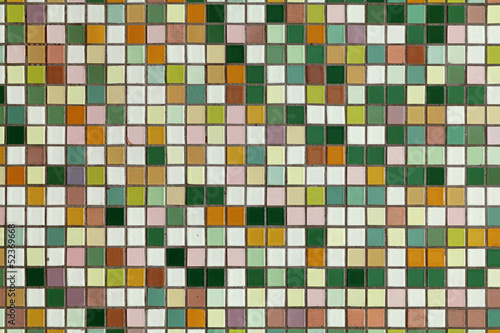 Photo: Texture from a multi-colored small tile Texture from a multi-colored small tile