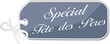 étiquette spécial fête des pères