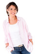 Relaxed casual woman