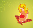 Cozy pregnant woman background