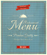 Restaurant menu-Retro design. Vector