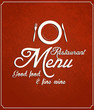 Restaurant menu design. Vector