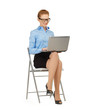 woman with laptop