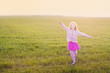 happy girl outdoor
