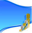 business graph design illustration