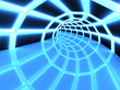 3D Tunnel, perspective view.