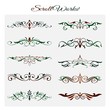 Scroll works Design, Ornamental decorative Elements