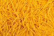 Dry vermicelli pasta texture