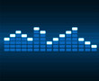 Digital equalizer vector illustration