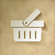 Korb Warenkorb Icon Vintage