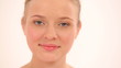 Video: Woman posing for a camera without make-up Woman posing for a camera without make-up