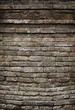 Moldy old brick temple wall