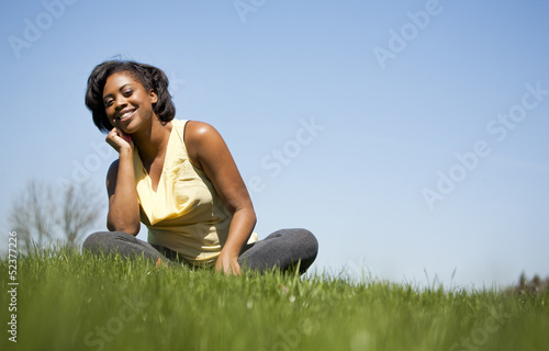 Photo: woman outdoors woman outdoors