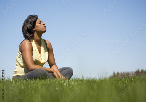 Photo: woman outdoors woman outdoors