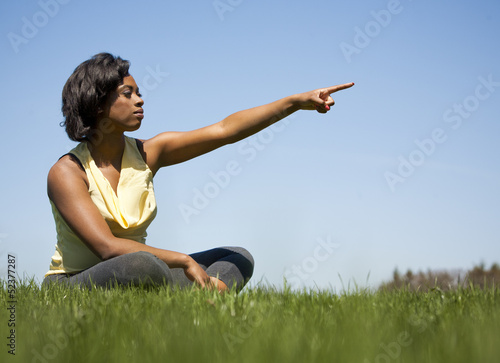 Photo: woman outdoors woman outdoors