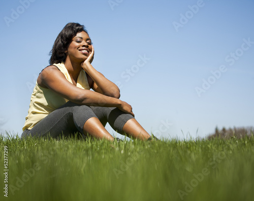 Photo: woman outdoors woman outdoors