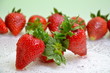 Gewaschene Erdbeeren