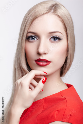 Photo: beautiful blonde woman beautiful blonde woman