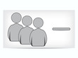 Plate. Exclude from the group of people